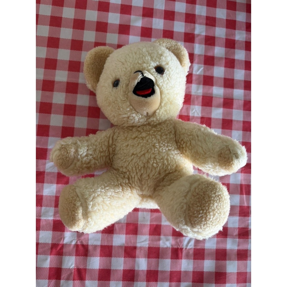 Vintage Snuggle Bear Plush 1983 1985 Lever Brothers Advertising Mascot Cream 10"